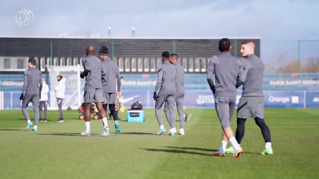  PSG's training session before Real Madrid clash in Champions League